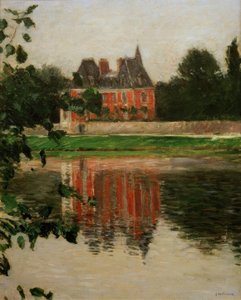 Castle on the Seine, Argenteuil by Gustave Caillebotte