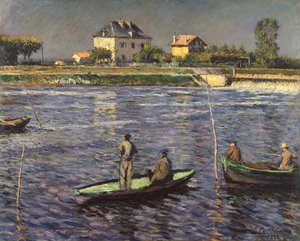 Fishermen on the Seine by Gustave Caillebotte