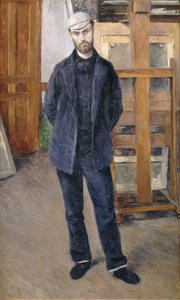 Portrait of Pierre Rabot, Full-Length by Gustave Caillebotte