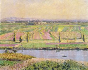 The Plain of Gennevilliers from the Hills of Argenteuil by Gustave Caillebotte