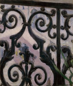 View from a Balcony by Gustave Caillebotte