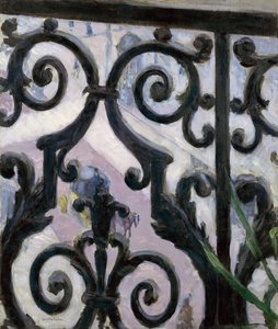 View from a balcony - Painting by Gustave Caillebotte (1848-1894) by Gustave Caillebotte