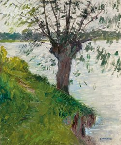 Willow by the River by Gustave Caillebotte