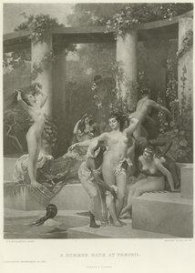 A Summer Bath at Pompeii by Gustave Clarence Rodolphe Boulanger