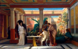 Theatrical Rehearsal in the House of an Ancient Roman Poet, 1855 by Gustave Clarence Rodolphe Boulanger