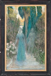 Diana and an Attendant by Gustave Claude Etienne Courtois