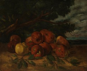 Apple Still Life by Gustave Courbet