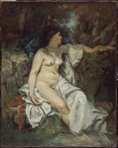 Bather Sleeping by a Brook