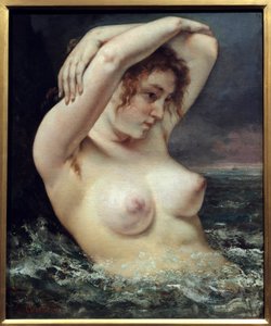 Woman with the Wave by Gustave Courbet
