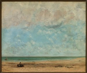Seaside Landscape by Gustave Courbet