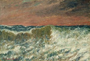 The Wave by Gustave Courbet