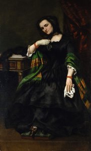 Madame Auguste Cuoq Mathilde Desportes by Gustave Courbet