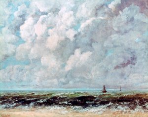 Marine Landscape by Gustave Courbet