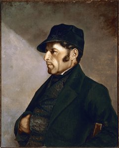 Portrait of Eleonor Regis Courbet, Father of the Painter by Gustave Courbet