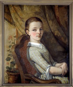 Portrait of Juliette Courbet, sister of the artist