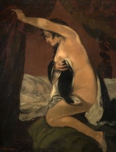 Study for Venus in Venus and Psyche, 1865 by Gustave Courbet