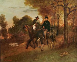 The Return from the Hunt, 1857 by Gustave Courbet