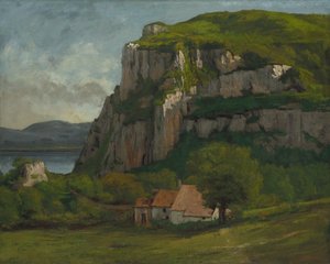 The Rock of Hautepierre by Gustave Courbet