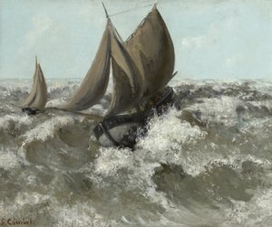 The Sailboat by Gustave Courbet