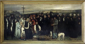 The Funeral in Ornans - by Gustave Courbet, Musée d