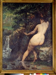 The Source or Bather at the Source by Gustave Courbet