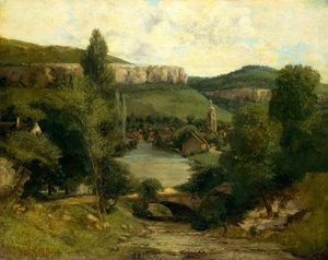 View of Ornans by Gustave Courbet