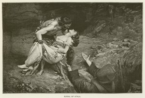 Burial of Atala by Gustave Claude Etienne Courtois
