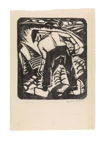Potato Digger or The Farmer by Gustave de Smet
