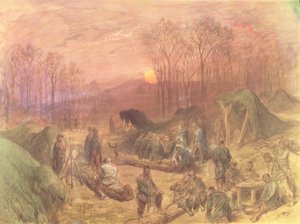 A Military Encampment by Gustave Dore