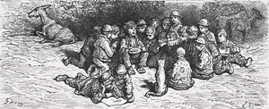 A Penny Sweepstake by Gustave Dore