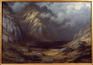 A Lake in Scotland After the Storm