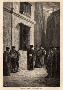 A Serenade in the Moonlight by Gustave Dore