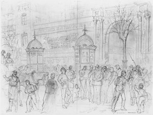 Album of the Siege of Paris, Boulevard Montmartre by Gustave Dore
