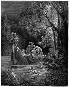 Alcina and Ruggiero as Happy Lovers Out Fishing
