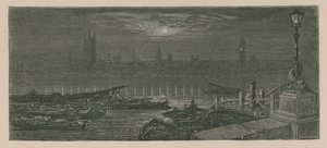 Boats Moored on the Thames