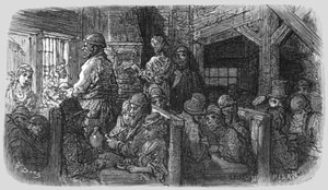 Coffee Shop - Petticoat Lane by Gustave Dore