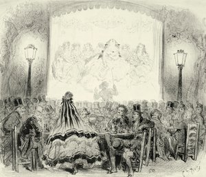 Coffee Concert Hall in France by Gustave Dore