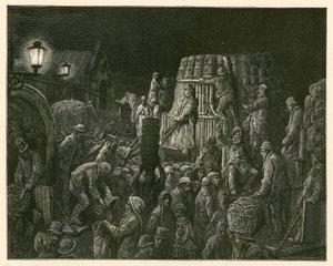 Covent Garden Market, London by Gustave Dore