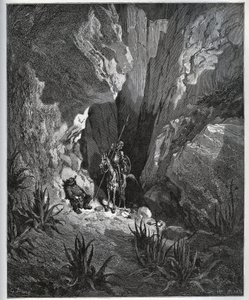 Don Quixote and Sancho Panza Find the Things of a Traveler - from 