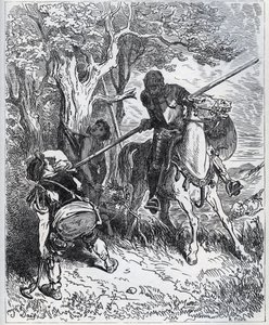 Don Quixote Takes Sides for the Young Valet