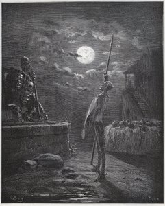 Don Quixote Watches Over His Arms - from 