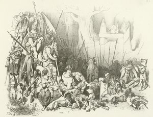 Druid Worship - A Human Sacrifice by Gustave Dore