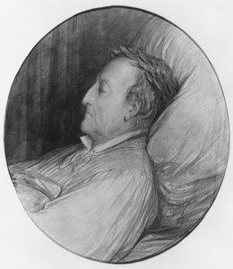 Gioacchino Rossini on his deathbed