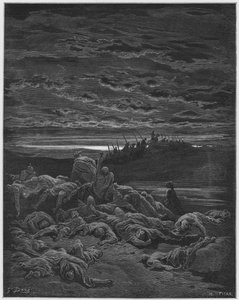 Death of the Sons of Jerubbaal by Gustave Dore