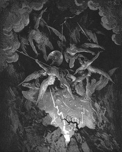 Gustave Dore illustration for John Milton