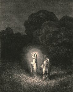 I, Who Now Bid Thee on This Errand Forth, Am Beatrice by Gustave Dore