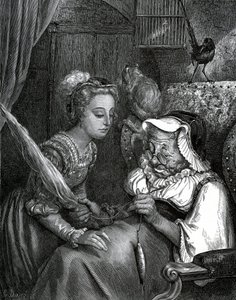 Illustration for a Tale by Charles Perrault: Sleeping Beauty by Gustave Dore