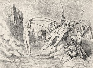 Illustration for The Divine Comedy - Hell by Dante