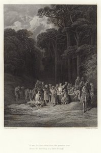 Illustration for Vivien by Alfred Tennyson by Gustave Dore