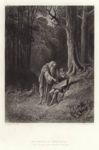 Illustration for Vivien by Alfred Tennyson by Gustave Dore